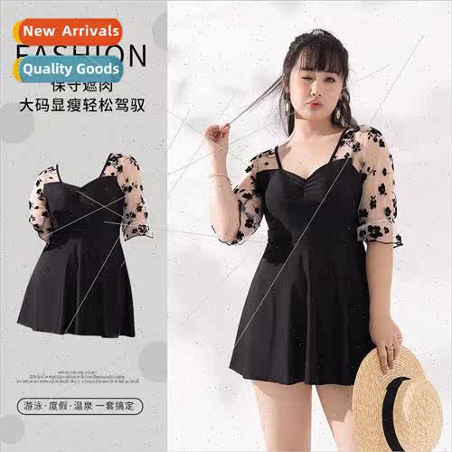 2023 new womens swimsu conservative big size one-piece dress