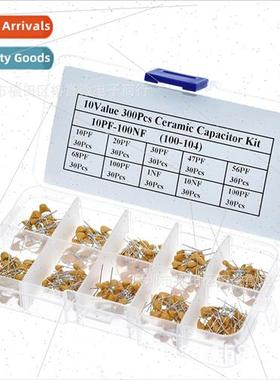 300PCS Monolhic Capacors 30 inserts each 10 sizes 300 Monolh