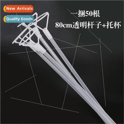 70cm Splice Transparent Rods Illuminated Bobble Ball Bracket