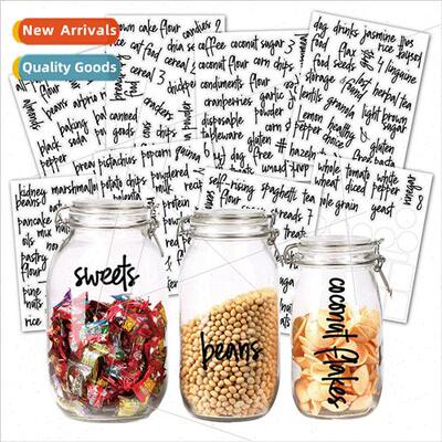 Pantry Labels 168pcs Pantry Jar Organizer Stickers WaterproO