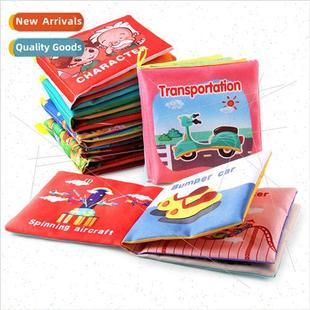 Stereoscopic palm English cloth book baby early education co