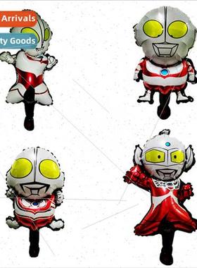 Cartoon mini Ultraman aluminum film balloon children birthda