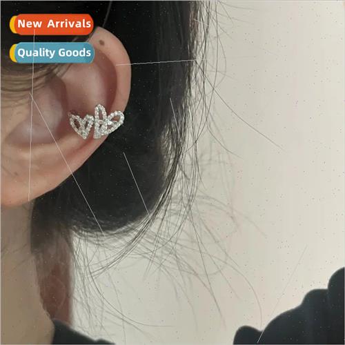 2024 new ear clips female whout ear holes niche love ear bon