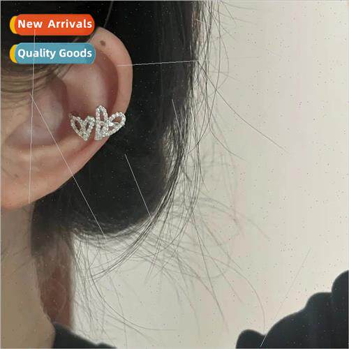 2024 new ear clips female whout ear holes niche love ear bon