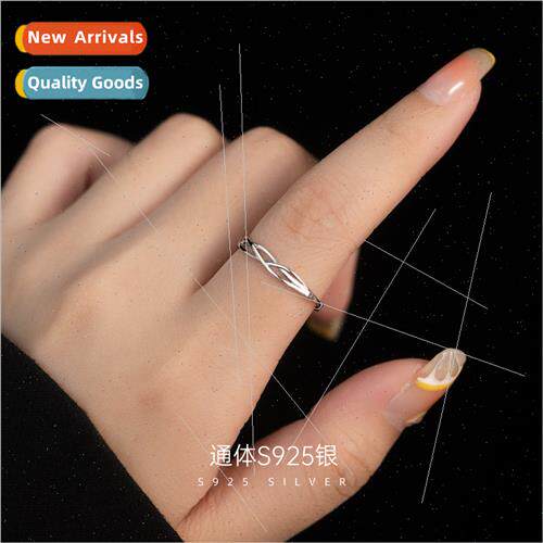 925 lver Vegetable Circle Ring Women che Ins  ne Index Finge