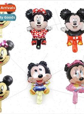 Cartoon 16 inch mini Mickey Mouse shape aluminum film balloo