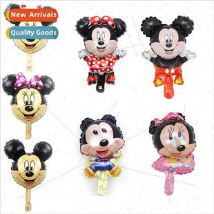 Cartoon 16 inch mini Mickey Mouse shape aluminum film balloo