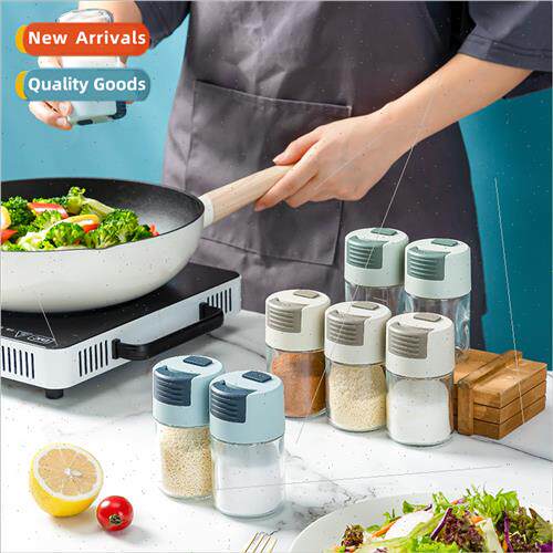 Measurable Salt ControllerKchen Push-to-Dose Glass ing Bottl