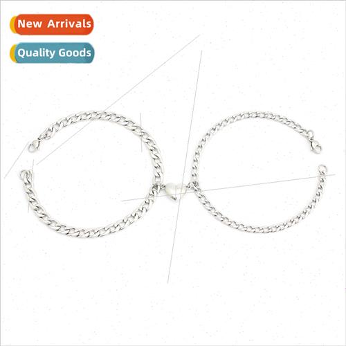 2023 Europe stainless steel love magnet angel wings key lock