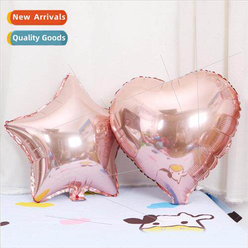 18 inch love rose gold rose gold aluminum film balloon champ