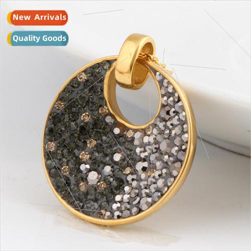 Europe Bohinian round hollow gradient two halves mixed diamo