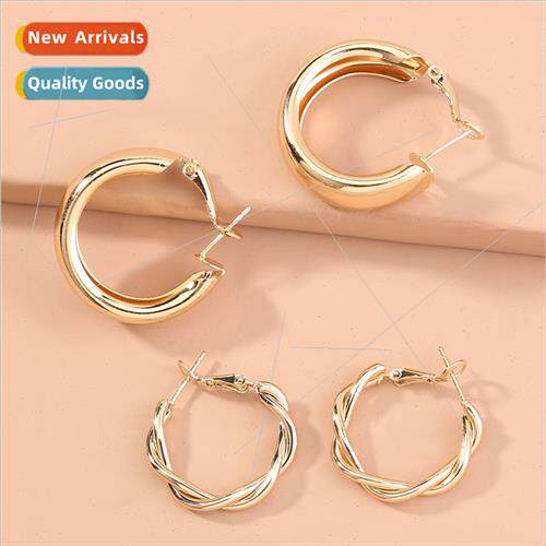 Hundred Earrings Women ins Metal Set Earrings Earring Earrin