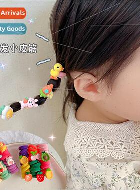 Small baby leather bfemale children elastic good baby tie ha