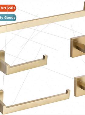 Bathroom hardware accessories set stainless steel brushed go