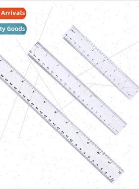 Plastic Transparent Ruler 15/20/30cm Plastic Ruler适用Measur