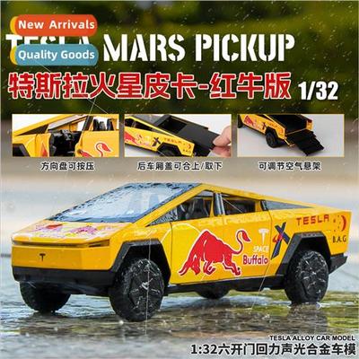 Black Mamba 1:32 Tesla pickup red bull simulation alloy bugg