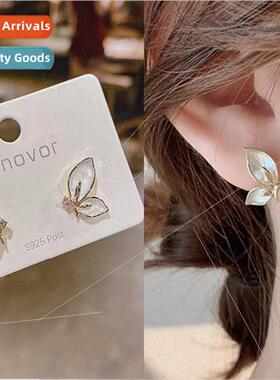 Butterfly earrings niche premium cold sex tea earrings vinta