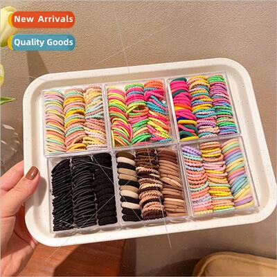 Colorful high elasticy children hair circle does not hurt ha