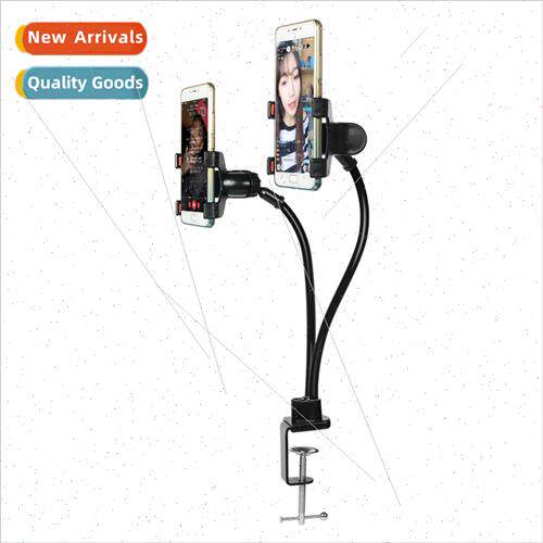 KH23 Microphone Holder Dual Cell Phone Holder Microphone Cel