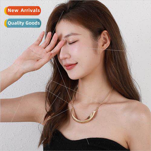 New necklace Europe hundred wh fashion metal short simple la