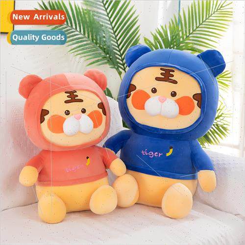 Creative sweater tiger plush toy doll cartoon tiger pillow s