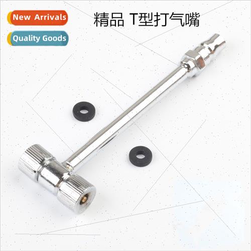 Double-head metal nozzleT-type filling leverBicycle nozzleMo