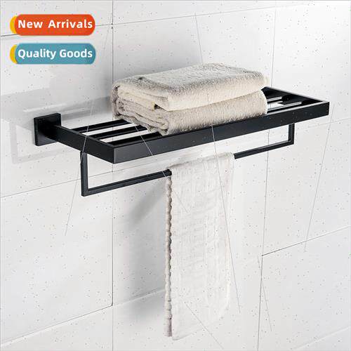 Stainless steel towel bar set bathroom paper towel rack coat