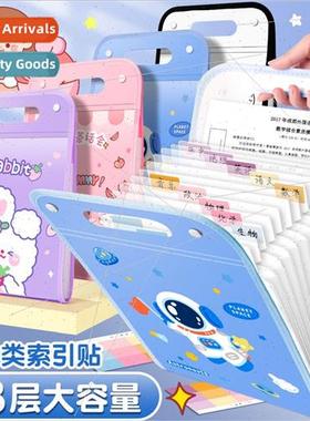 A4 portable folder multi-layer organ bag students large capa