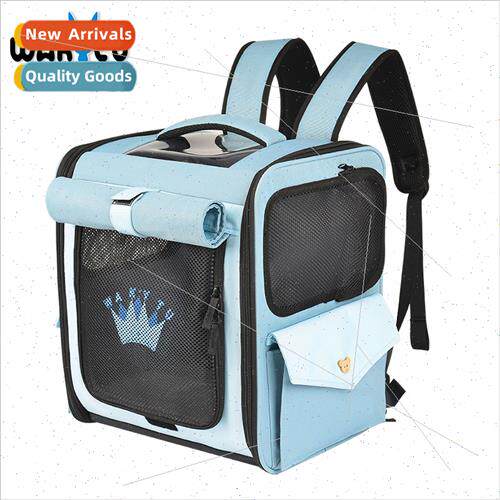 UK New Double Shoulder Large Capacy Pet Backpack C75 Breatha
