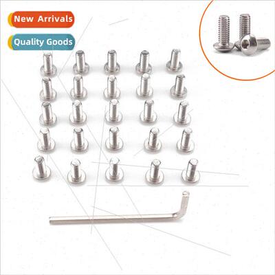 25pcs M3*6mm-Stainless steel round head hexagon socket screw
