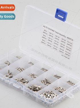 480pcs 304 GB818 Phillips pan head screws wh hexagon nuts se