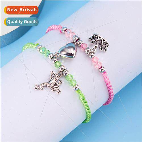 Europe new creative hand-woven couple bracelets wh frog crow