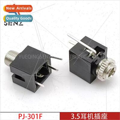 3.5mm headphone socket PJ-301F Outside 90 degrees side feet