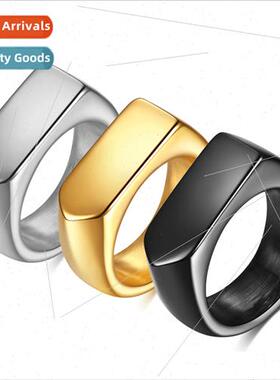 Europe simple fashion glossy diamond tanium steel stainless