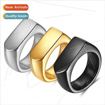 Europe simple fashion glossy diamond tanium steel stainless