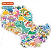 Rex ggage Stickers pcs Tyrannosaurus Cartoon Doodle Skate