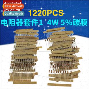 1/4W Carbon Film Resistor Pack Tolerance 5% 0.33-4.7M Common