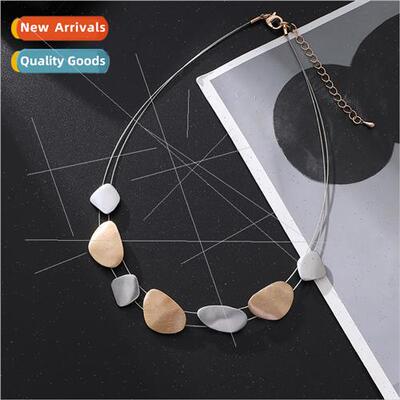 Europe popular fashion simple versatile color collision geom