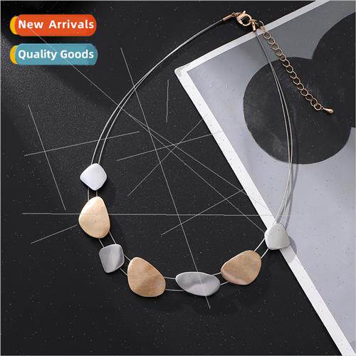 Europe popular fashion simple versatile color collision geom