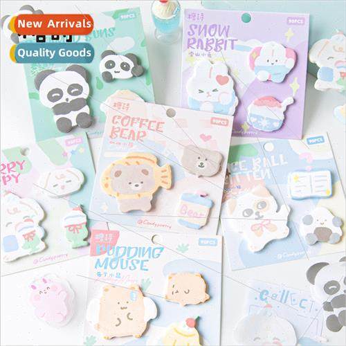 Shaped Sticky Notes Set Food Storage Machine Cute Cartoon Te