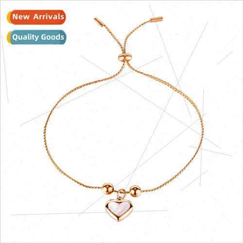 Koreasimple niche ins tanium steel bracelet female creative