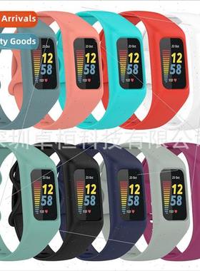 适用Fitbit charge 6 bCharge3 4 5 bracelet all-in-one bsilico