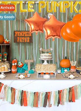 Thanksgiving Party Alphabet Balloon Set LITTLE PUMPKIN Pumpk