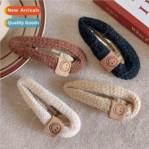 Autumn winter wool hair accessories ins wool hairpin hairpin