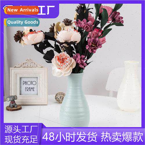 Color vase modern simple plastic vase creative living room d