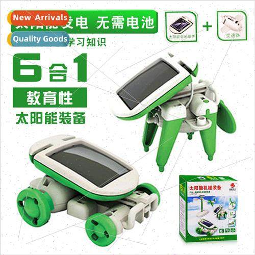 diy robot assembled generation 6 in 1 solar energy science e