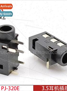 3.5mm headphone socket PJ-320E 5-pin horizontal plug dual-ch