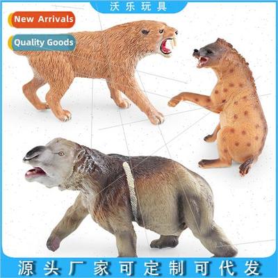 ornaments ancient prehistoric animal model saber-toothed tig