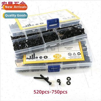 520pcs-750pcs Black High Sngth Pan Head Socket Screws wh Nut