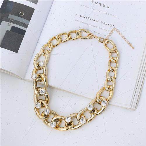 New diamonds ladies necklace fashion short collarbone neckla